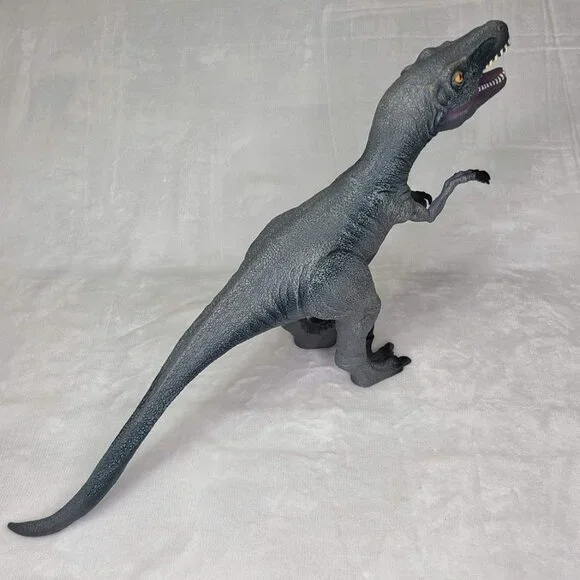 2014 20" Velociraptor 2234C Toys R US soft Rubber Jurassic Dinosaur - Picture 8 of 13